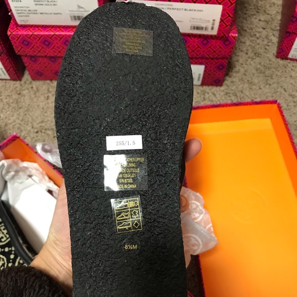 Tory Burch T MONOGRAM BUDDY SHEARLING LOAFER Size 8.5,9,10 - Picture 12 of 16